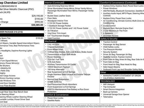 Used 2016 Jeep Cherokee Limited image 25