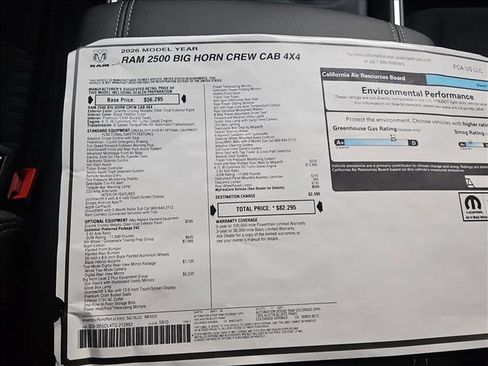 New 2026 RAM 2500 Big Horn image 18