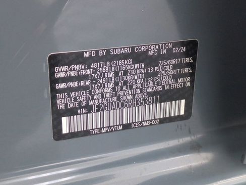 Certified 2024 Subaru Crosstrek 2.0i Premium AWD/4WD image 27