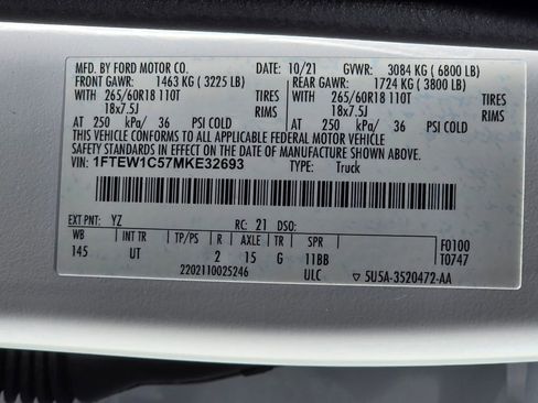 Used 2021 Ford F150 XLT w/ Equipment Group 302A High RWD image 28