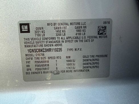 Used 2017 Chevrolet Tahoe LT RWD image 44
