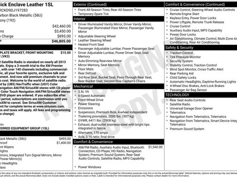 Used 2013 Buick Enclave Leather image 14