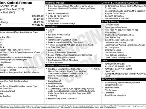 Used 2021 Subaru Outback Premium image 16
