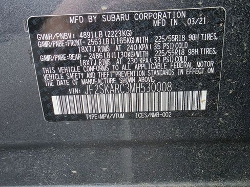 Used 2021 Subaru Forester Sport w/ Popular Package #2 AWD/4WD image 12