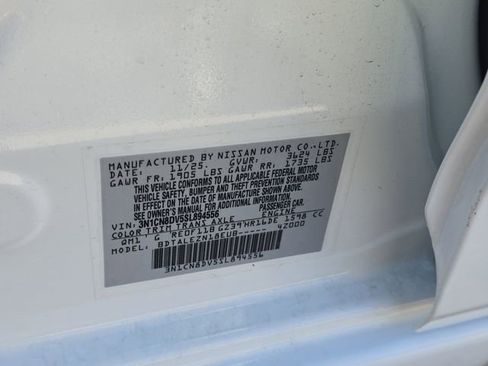 New 2025 Nissan Versa S w/ Trunk Package image 34