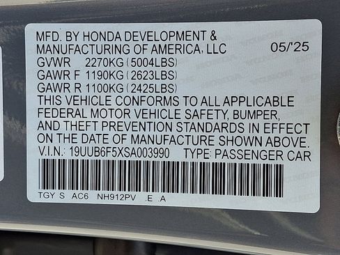 New 2025 Acura TLX A-SPEC Package image 10