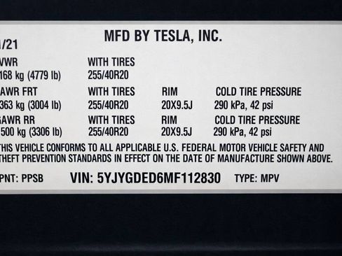Used 2021 Tesla Model Y 2WD image 9