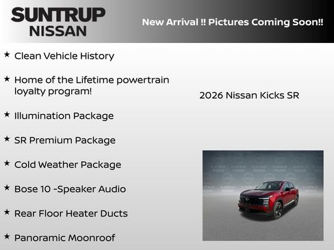 Certified 2026 Nissan Kicks SR w/ SR Premium Package AWD/4WD image 6