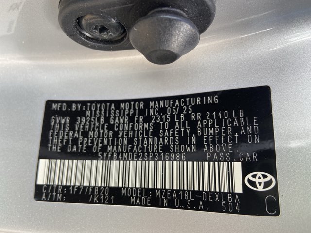 Used 2025 Toyota Corolla LE FWD image 42