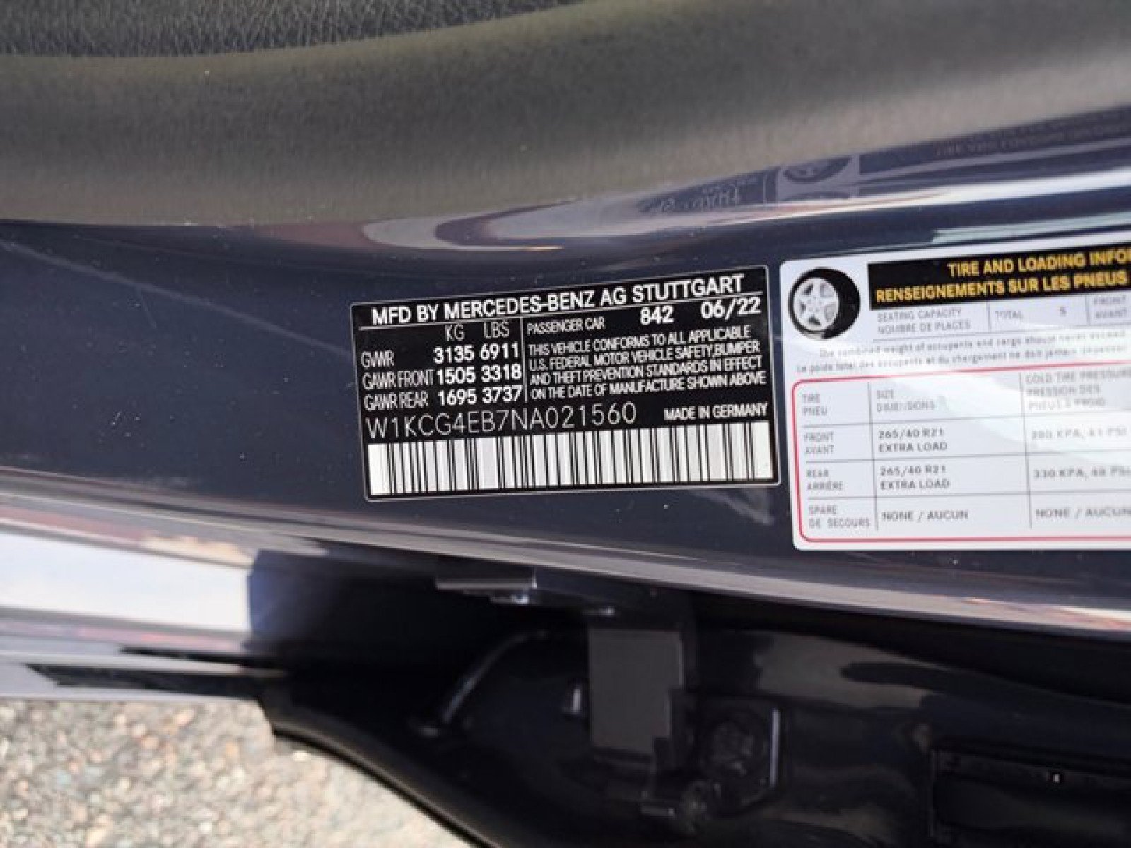Used 2022 Mercedes-Benz EQS 580 4MATIC Sedan w/ Pinnacle Trim Package image 22