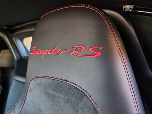 Used 2025 Porsche 718 Boxster Spyder RS w/ Accent Package Logos RWD image 14