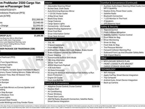 New 2026 RAM ProMaster 2500 w/ Safety Group FWD image 29