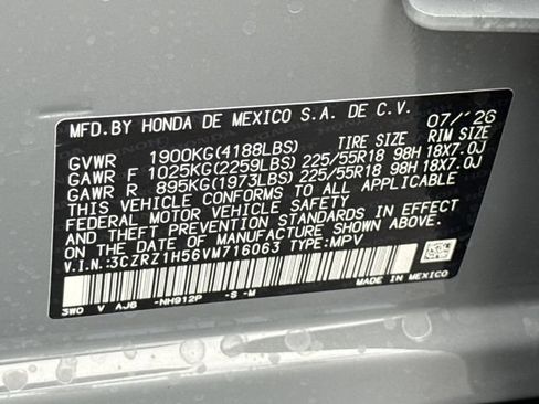New 2027 Honda HR-V Sport image 40