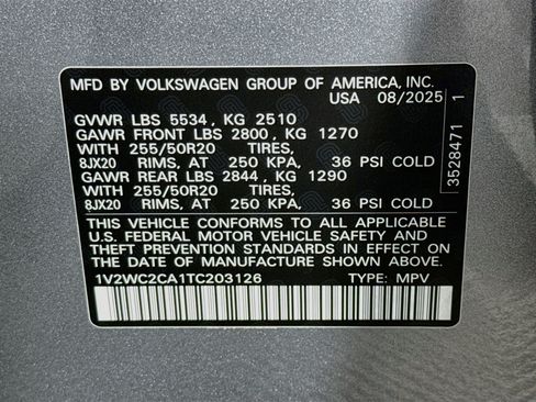 Used 2026 Volkswagen Atlas Cross Sport SE FWD image 40