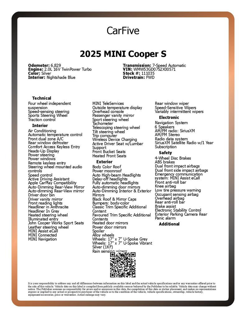 Used 2025 MINI Cooper S FWD image 30