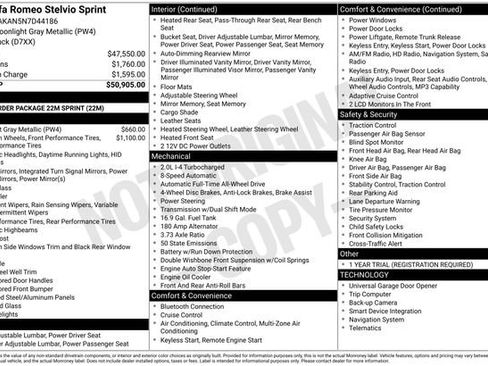 Used 2022 Alfa Romeo Stelvio Sprint image 7