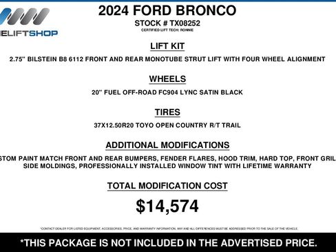 Used 2024 Ford Bronco Badlands image 2