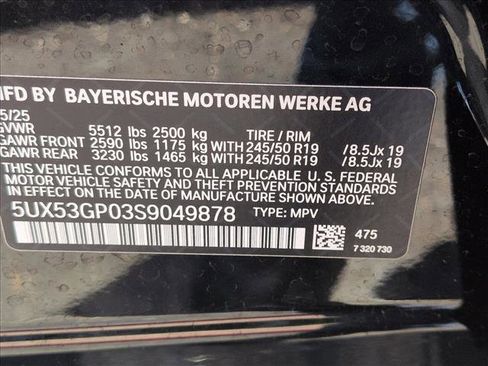 Used 2025 BMW X3 xDrive30i w/ Convenience Package AWD/4WD image 25