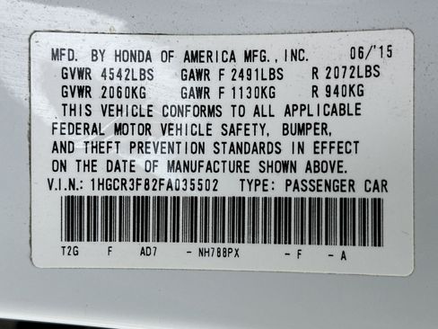 Used 2015 Honda Accord EX-L image 37