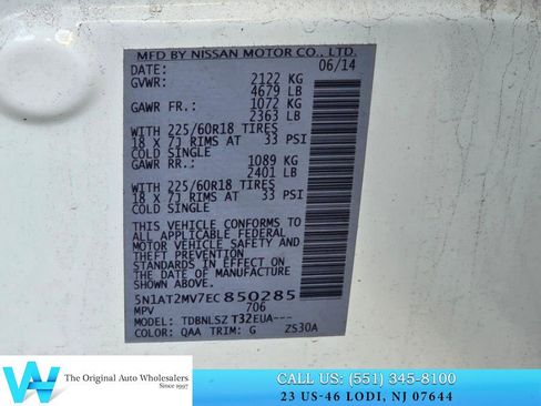 Used 2014 Nissan Rogue SL w/ SL Premium Package image 21