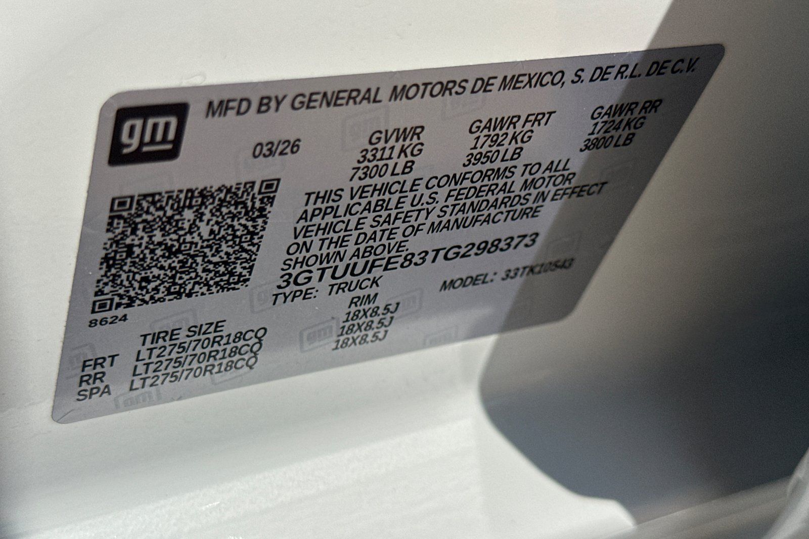 Used 2026 GMC Sierra 1500 AT4X AWD/4WD image 33