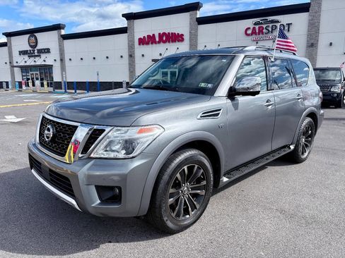 Used 2017 Nissan Armada Platinum w/ Captain Seat Package image 2