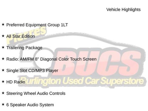 Used 2016 Chevrolet Silverado 1500 LT w/ All Star Edition AWD/4WD image 2