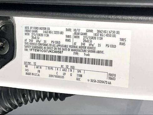 Used 2018 Ford F150 XLT w/ Equipment Group 302A Luxury image 33