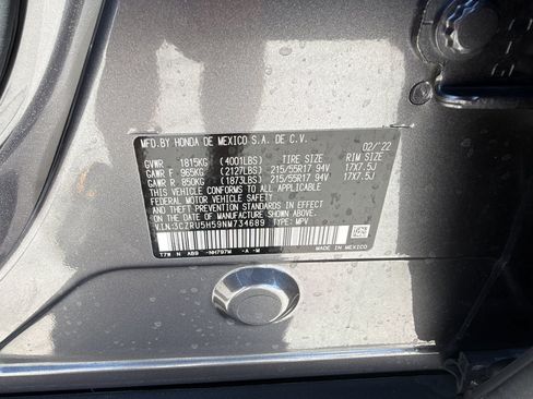 Used 2022 Honda HR-V EX image 40