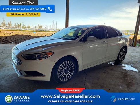 Used 2018 Ford Fusion SE w/ Fusion SE Technology Package FWD image 1