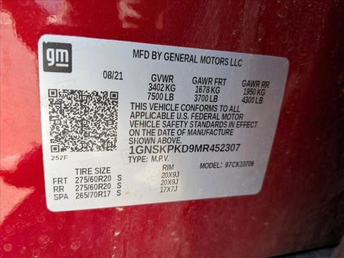 Used 2021 Chevrolet Tahoe Z71 w/ Rear Media and Nav Package image 16