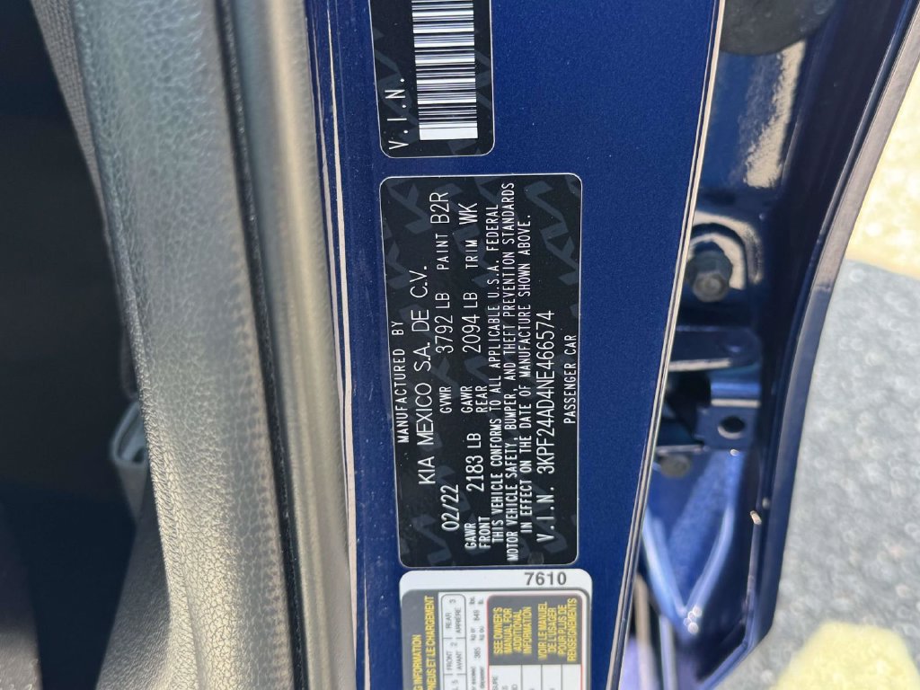 Used 2022 Kia Forte LXS FWD image 20