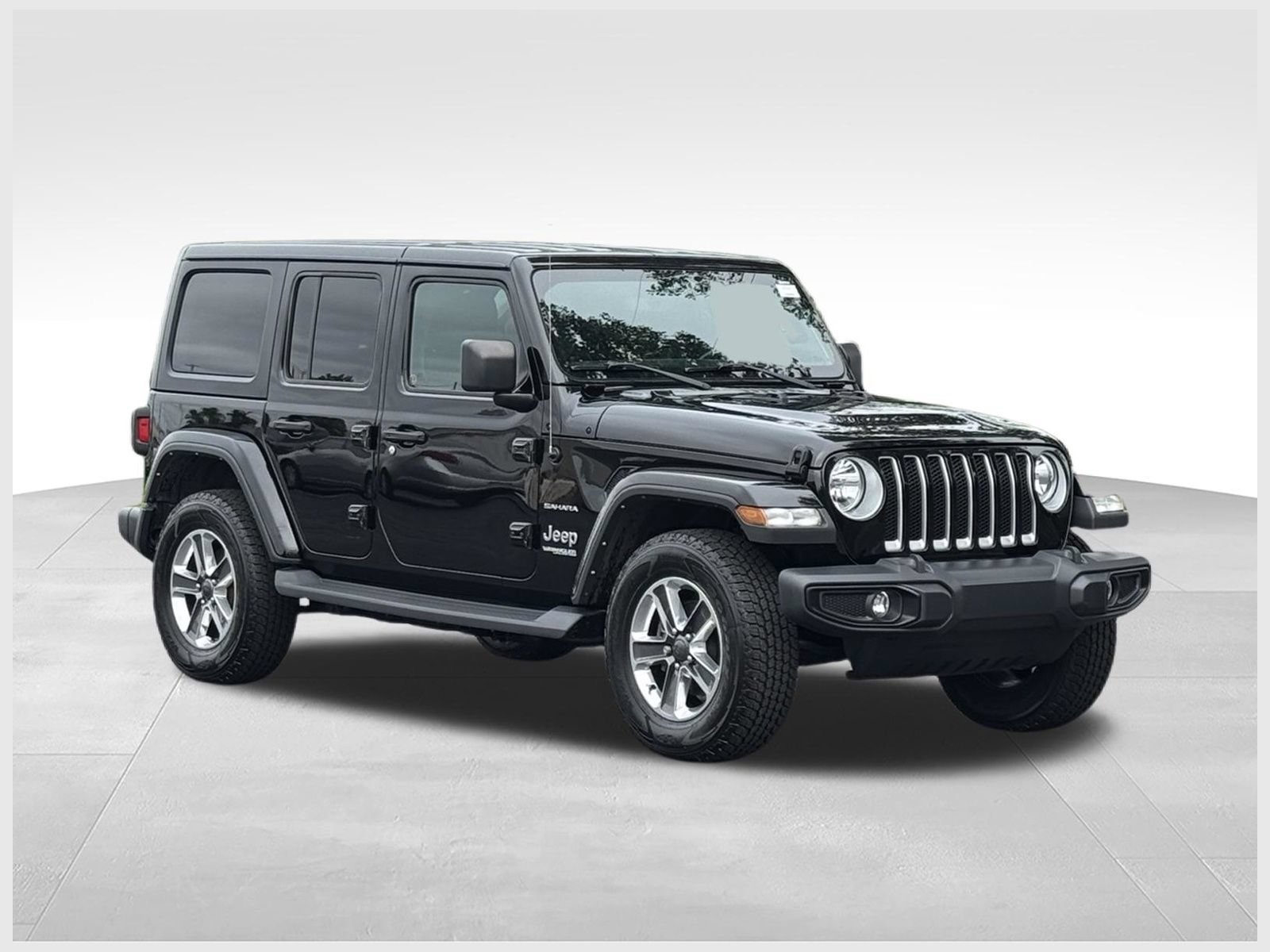 Used 2021 Jeep Wrangler Unlimited Sahara w/ Uconnect 4C Nav & Sound Group AWD/4WD image 1