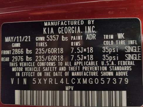 Used 2021 Kia Sorento S image 33