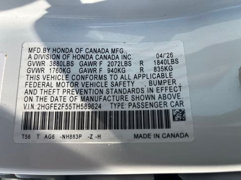 Used 2026 Honda Civic Sport image 23