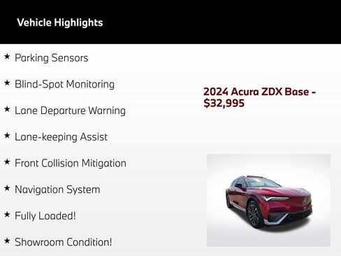 Used 2024 Acura ZDX A-Spec AWD/4WD image 5