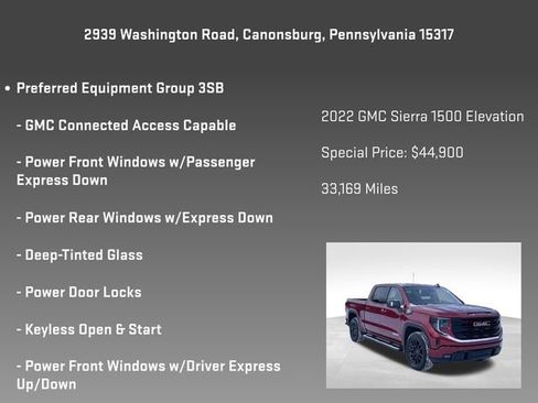 Certified 2022 GMC Sierra 1500 Elevation w/ Elevation Premium Package image 5