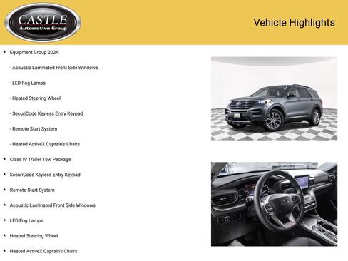 Used 2023 Ford Explorer XLT w/ Equipment Group 202A AWD/4WD image 3