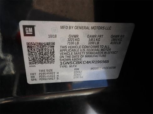 Used 2019 Chevrolet Tahoe LT w/ LT Signature Package image 25