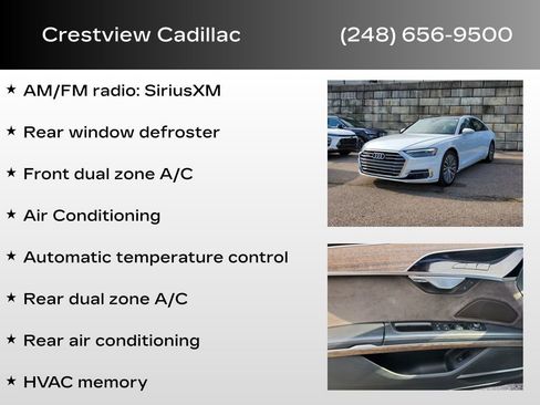 Used 2019 Audi A8 L 3.0T w/ Executive Package image 24