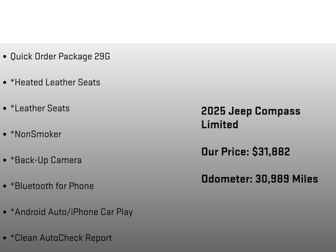 Used 2025 Jeep Compass Limited AWD/4WD image 6