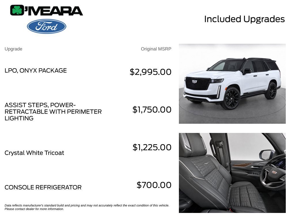Used 2024 Cadillac Escalade Sport Platinum w/ LPO, ONYX Package AWD/4WD image 4