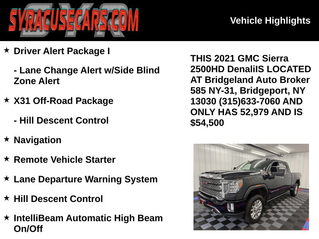 Used 2021 GMC Sierra 2500 Denali w/ Denali Ultimate Package AWD/4WD image 6