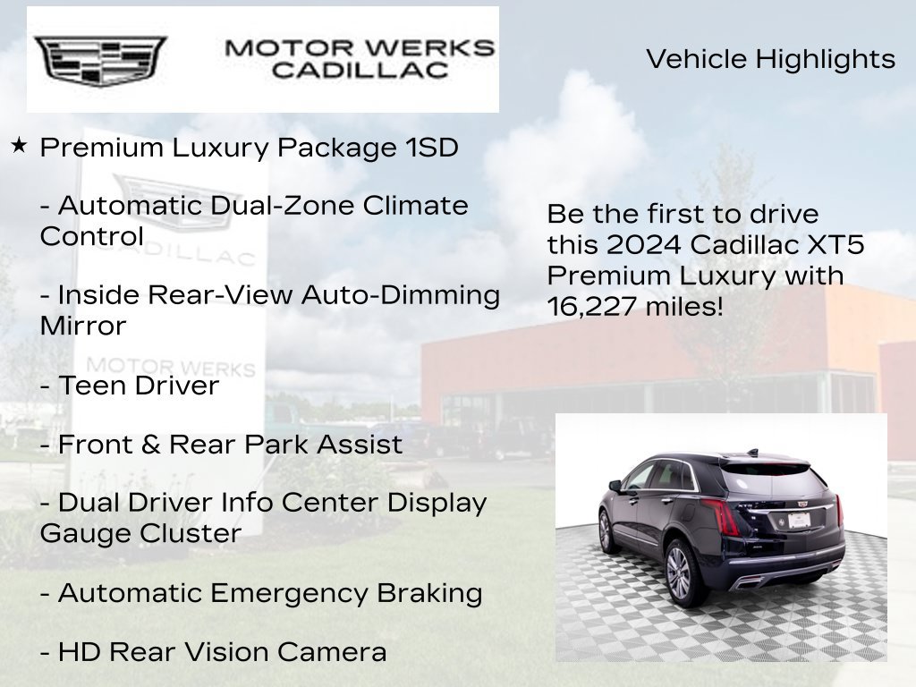 Used 2024 Cadillac XT5 Premium Luxury w/ Technology Package AWD/4WD image 7