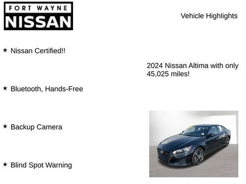 Certified 2024 Nissan Altima 2.5 SR image 7