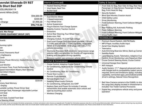 Used 2024 Chevrolet Silverado EV RST AWD/4WD image 4