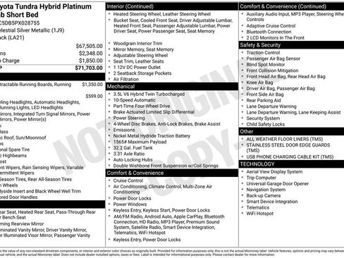 Used 2023 Toyota Tundra Platinum image 30