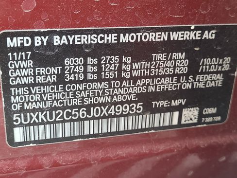 Used 2018 BMW X6 xDrive35i AWD/4WD image 34