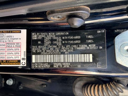 Used 2019 Toyota 4Runner Limited AWD/4WD image 37