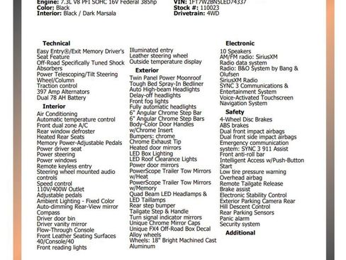 Used 2020 Ford F250 Lariat w/ Lariat Ultimate Package image 32